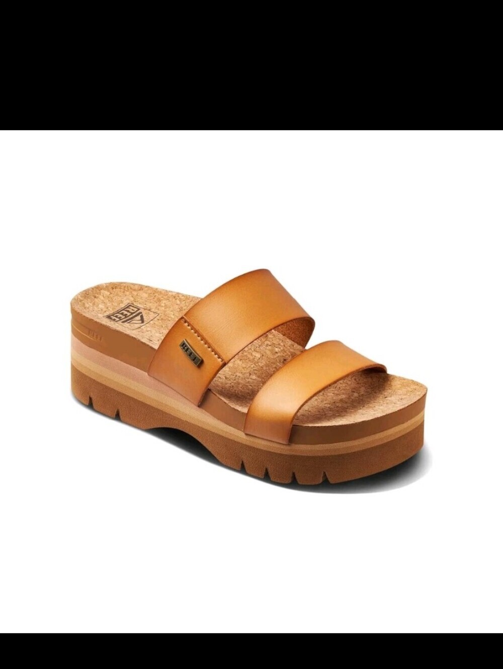 Reef Cushion Vista Higher Women's Slide Sandals - Natural - Picture 4 of 7